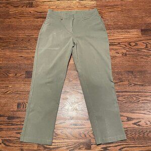 JM Collection Dress Pants Womens Size 12 Olive Khaki Pockets Stretch